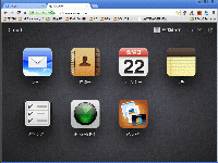 iCloudのWebページ