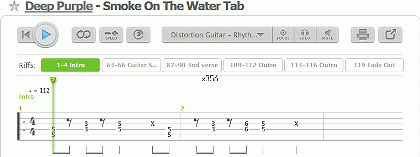 ギタリストのための「タブ譜」を配信するサイト 【Songsterr】