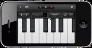 iPhoneにインストールしたGarageBand。