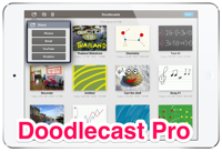 【Doodlecast Pro】書き込む課程を動画として記録できるアプリ。
